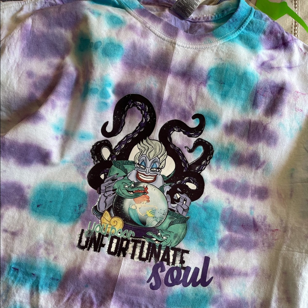 Hand made tye dye Halloween shirt